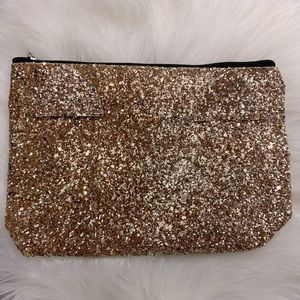 Kitty Cat Ears Sparkly Makeup Bag